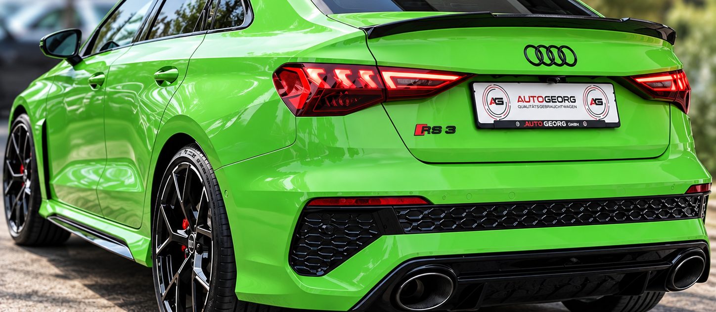 Audi RS3 grün